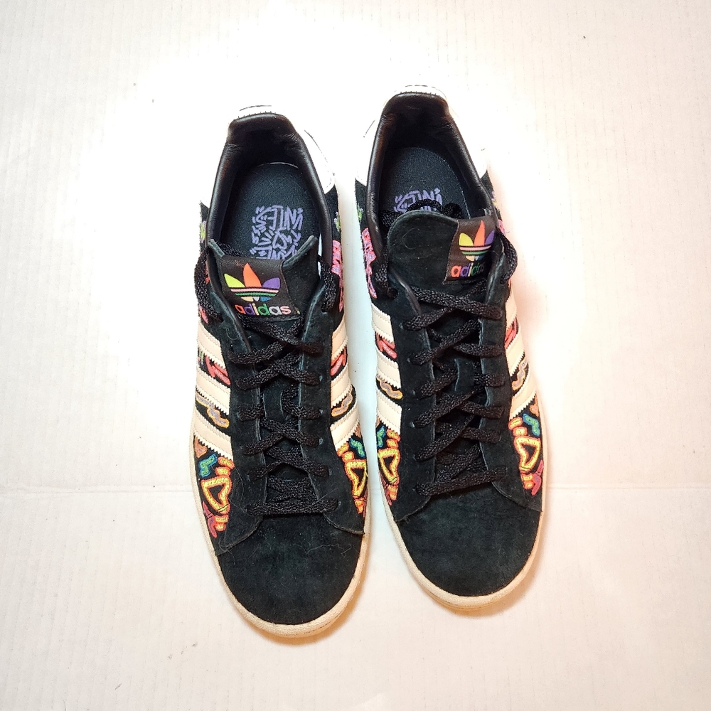 Adidas Kris Andrew Small X Campus 80s Pride Sneakers Size 7.5 - Picture 11 of 14